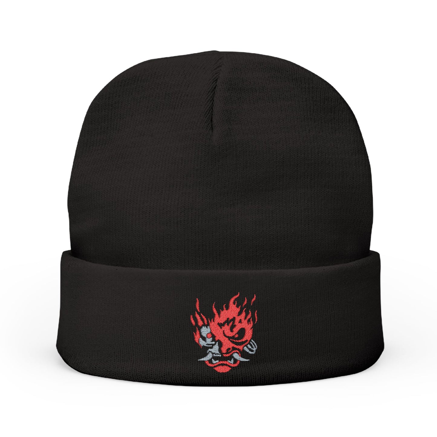 Onicyborg Cyberpunk 2077 Embroidered Beanie