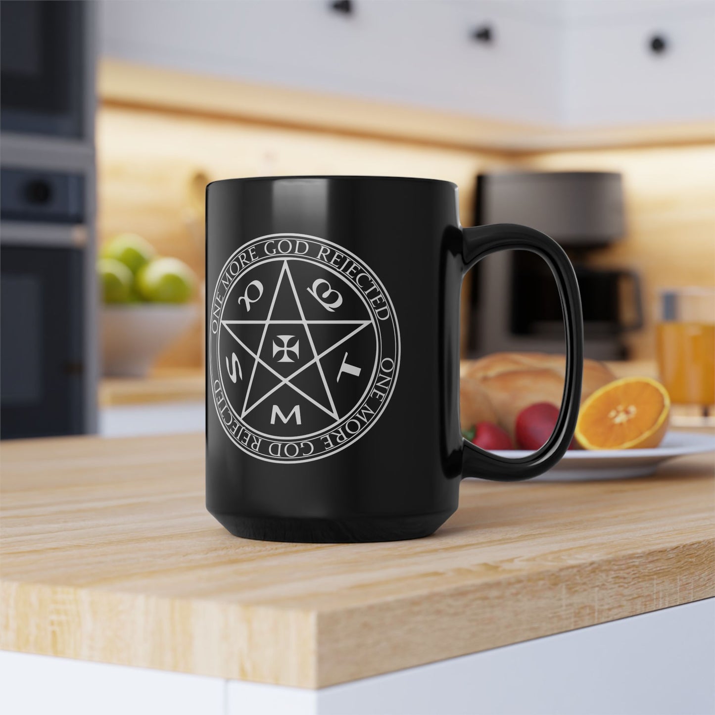One More God Rejected - Shin Megami Tensei 11 & 15oz Black Mug
