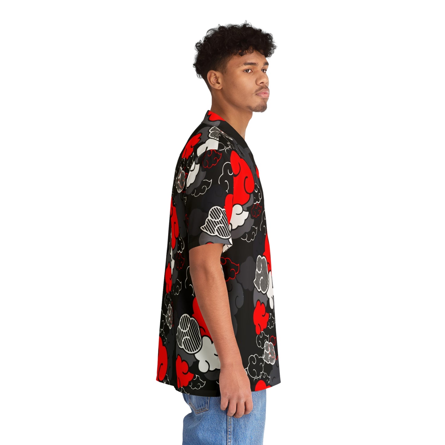 Akatsuki Naruto pattern Hawaiian style Shirt