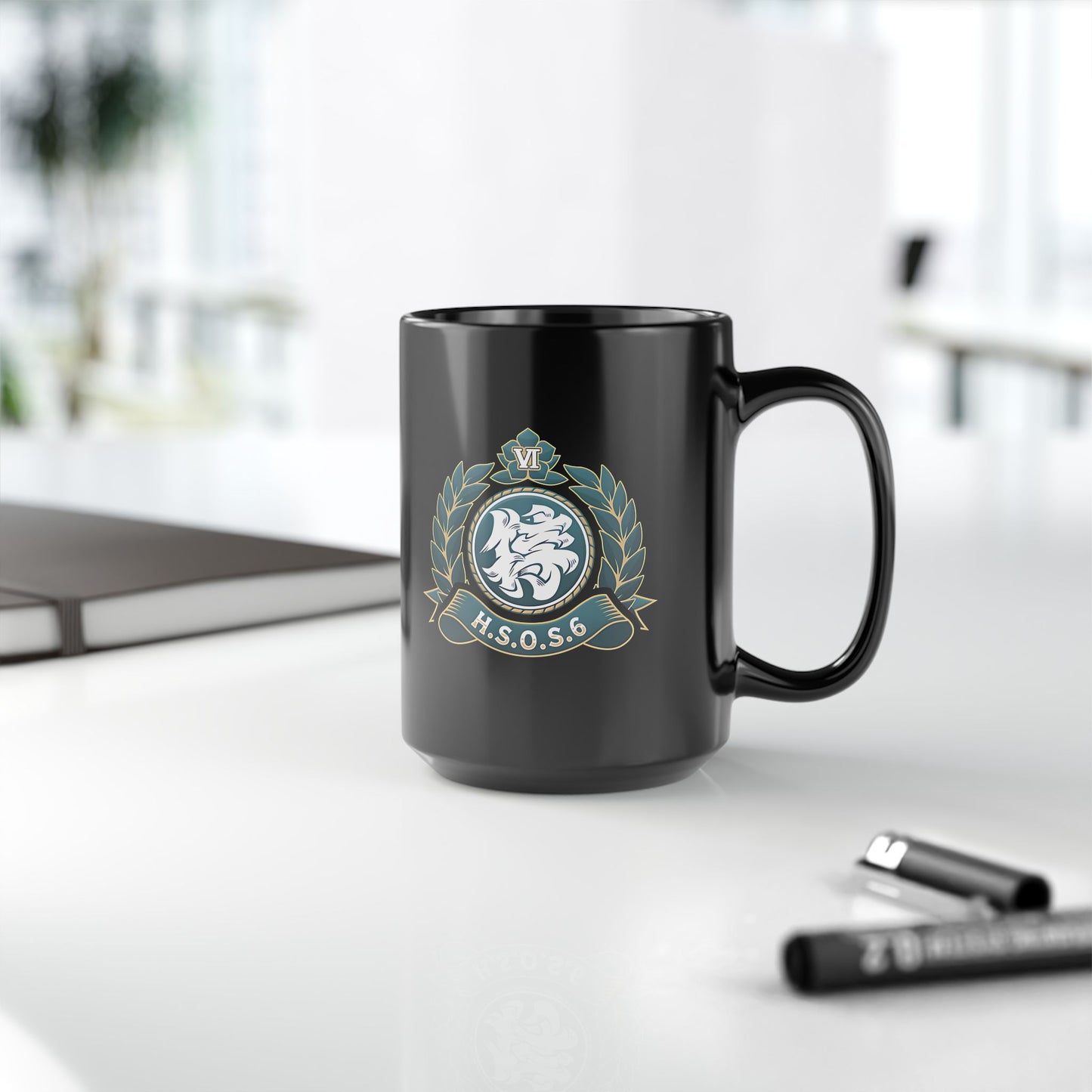 Section 6 from ZZZ 11oz & 15oz Black Mug