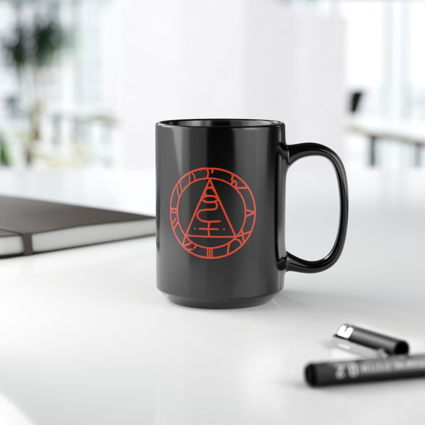 Seal of Metatron - Silent Hill 11oz & 15oz Black Mug
