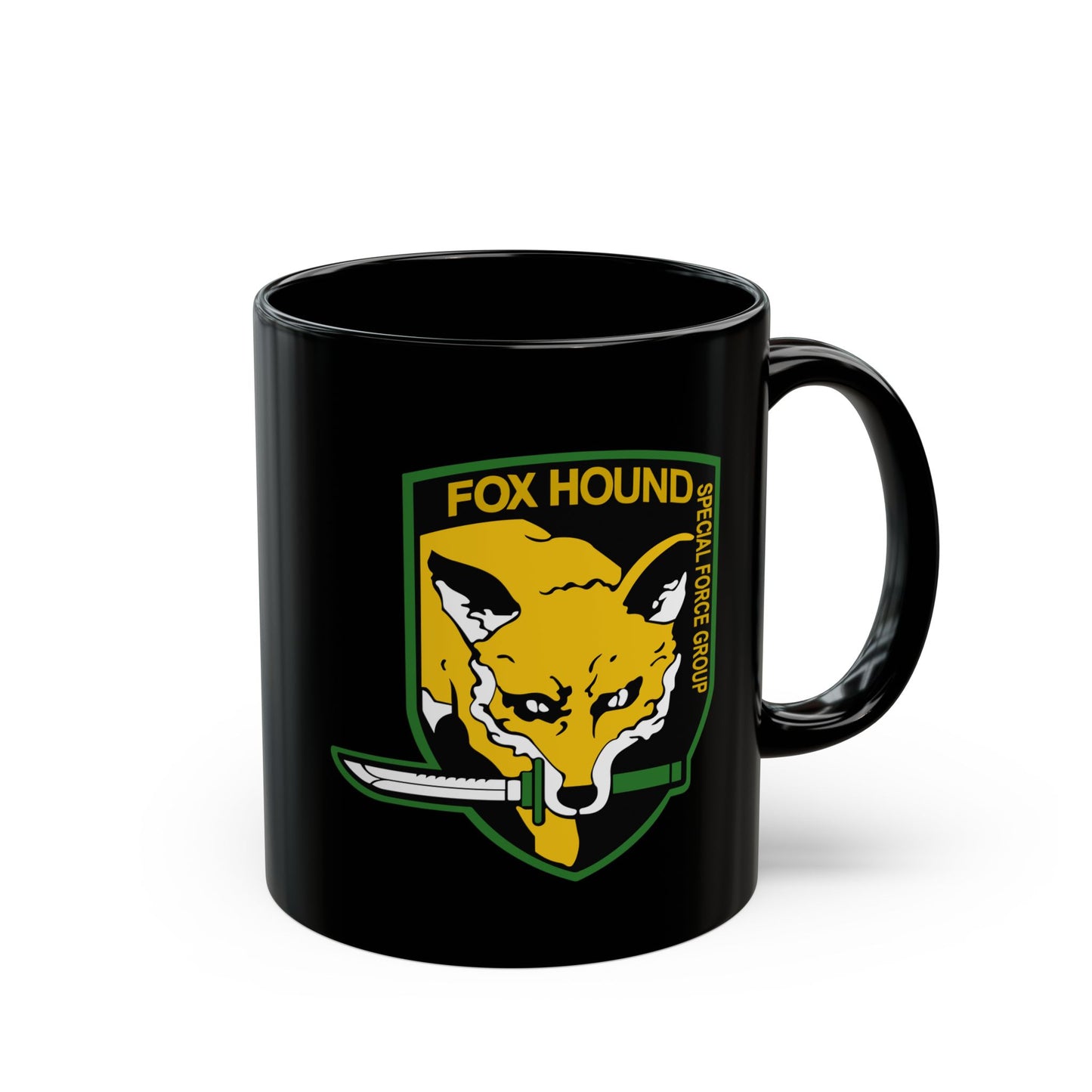 FOX HOUND - Metal Gear 11 & 15oz Black Mug