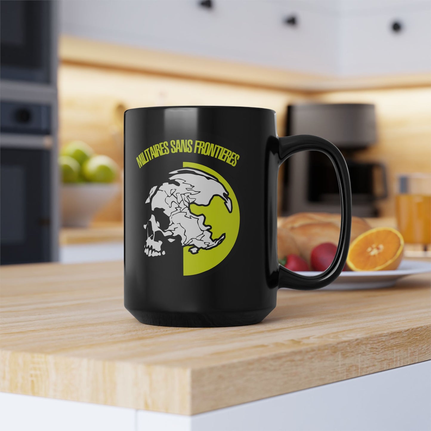MSF Militaire sans Frontieres - Metal Gear 11 & 15 oz Black Mug