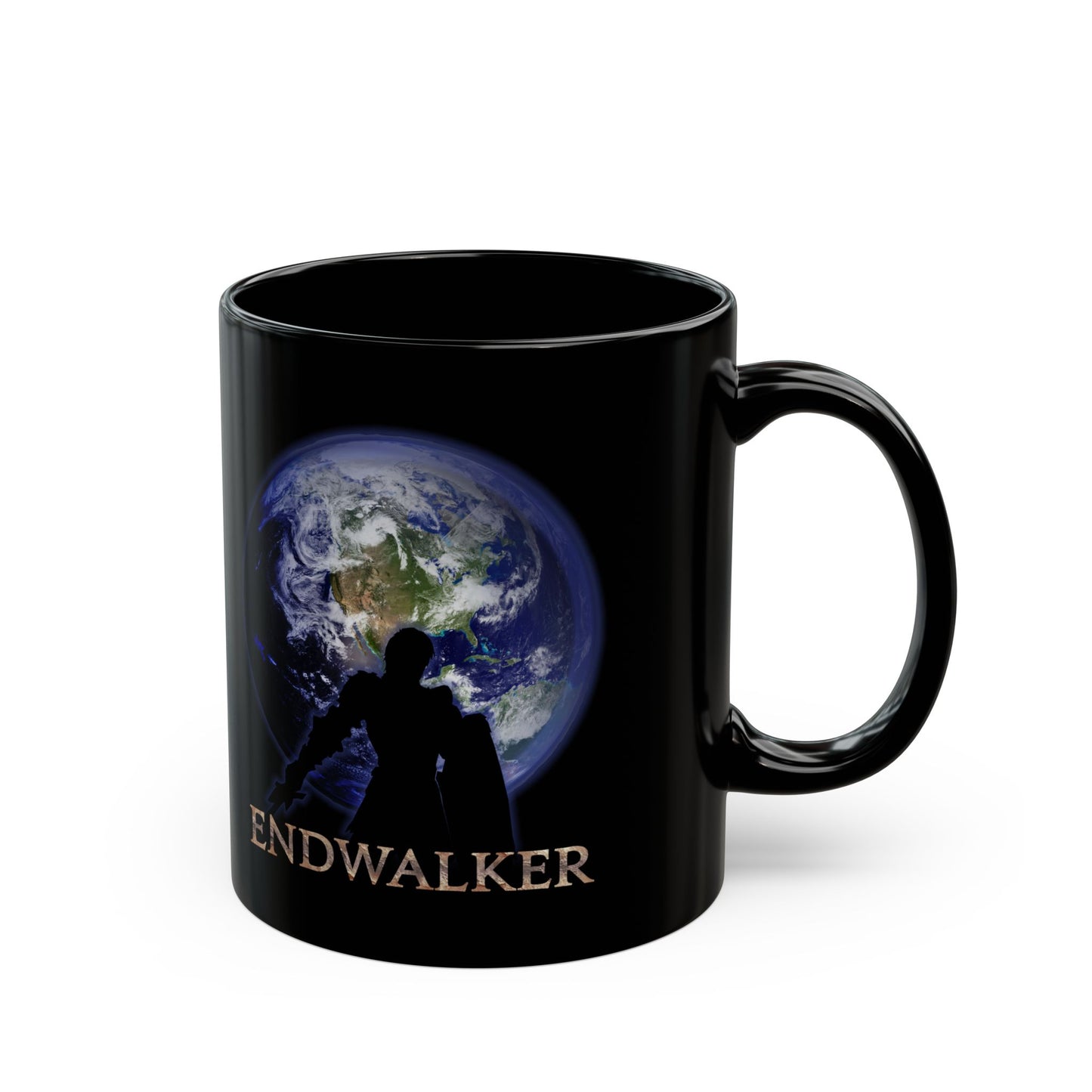 The Endwalker Warrior of light FFXIV 11 & 15oz Black Mug