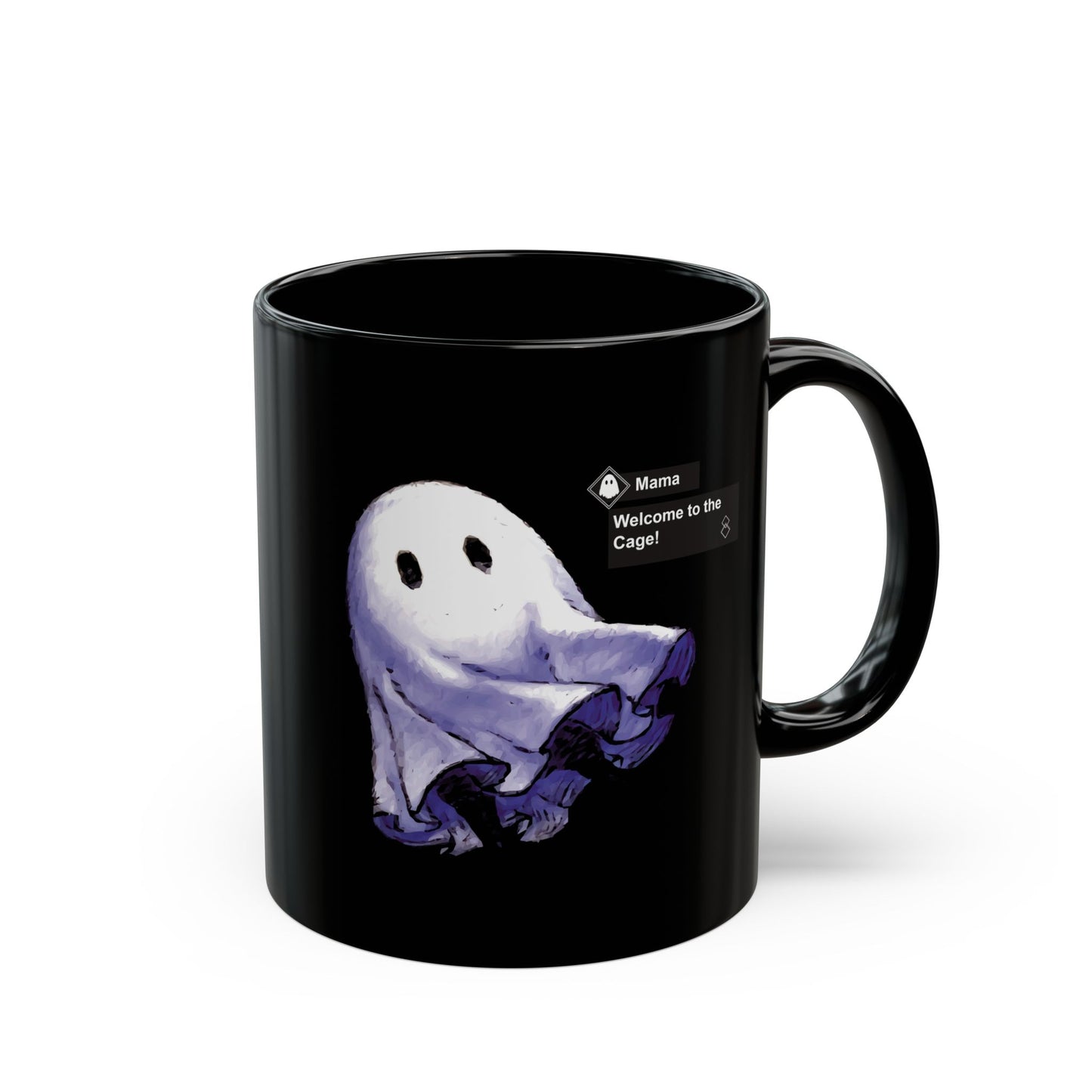 Mama Welcomes you to the NieR Reincarnation Cage - 11oz & 15oz Black Mug