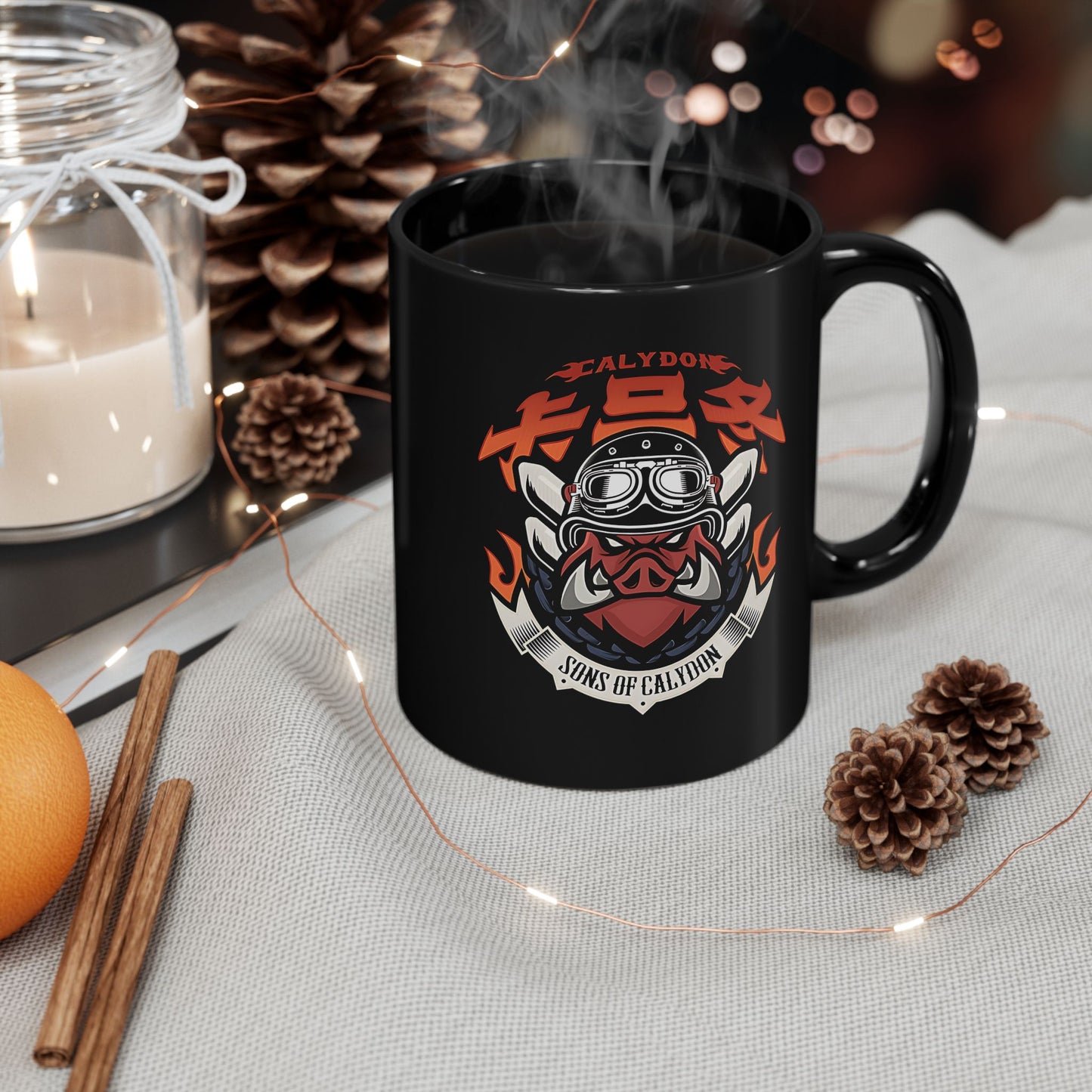Sons of Calydon from ZZZ 11oz & 15oz Black Mug