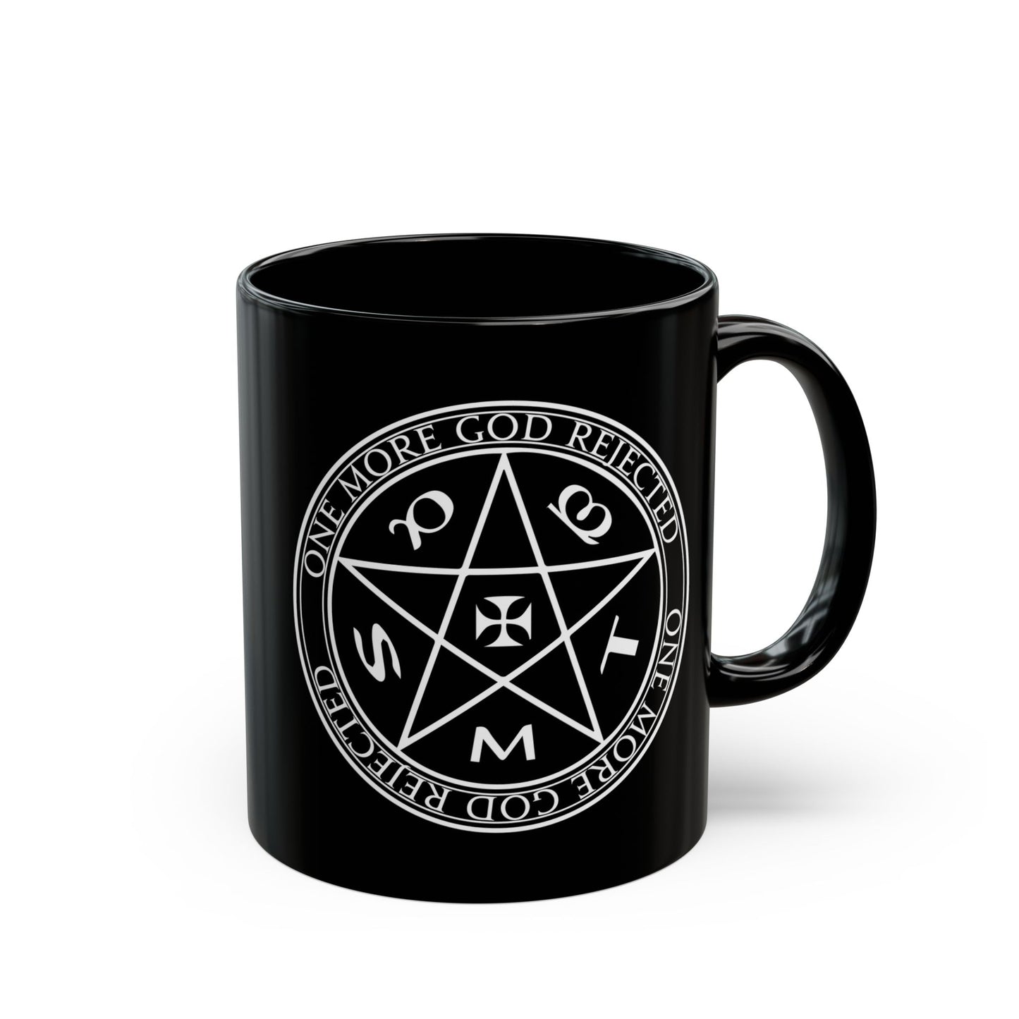 One More God Rejected - Shin Megami Tensei 11 & 15oz Black Mug