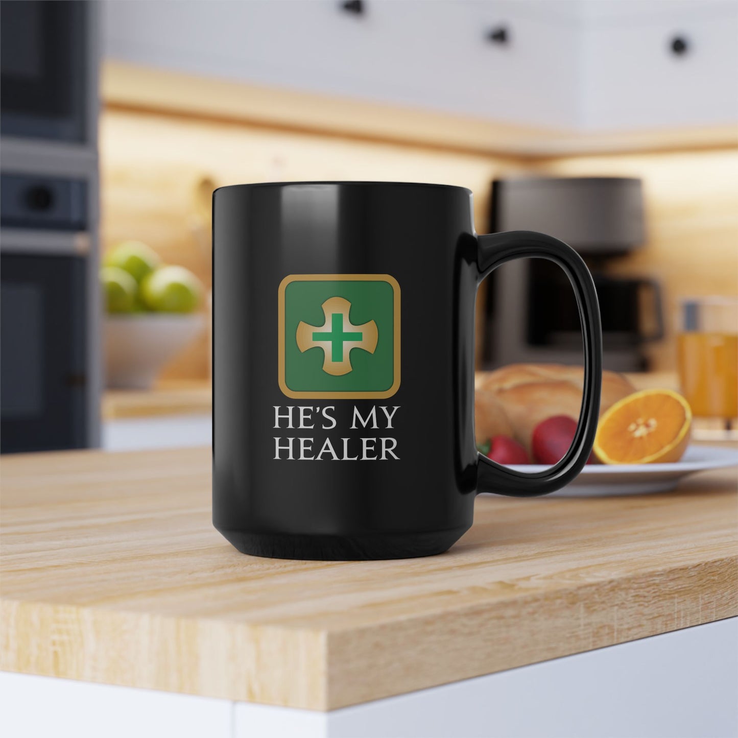 He's my Healer - For your special boy in FFXIV 11oz & 15oz Black Mug