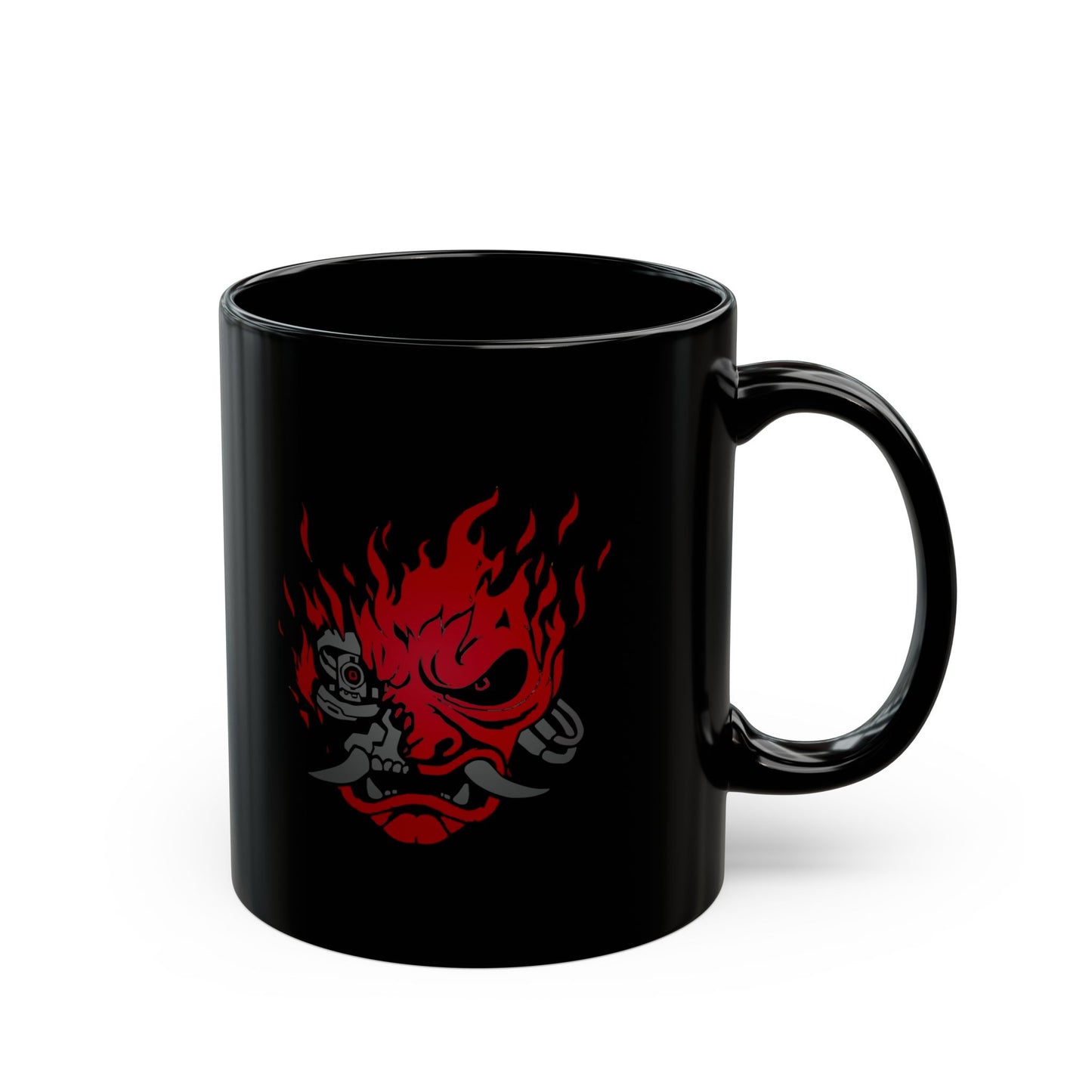 Onicyborg Cyberpunk 2077 11 &15oz Black Mug