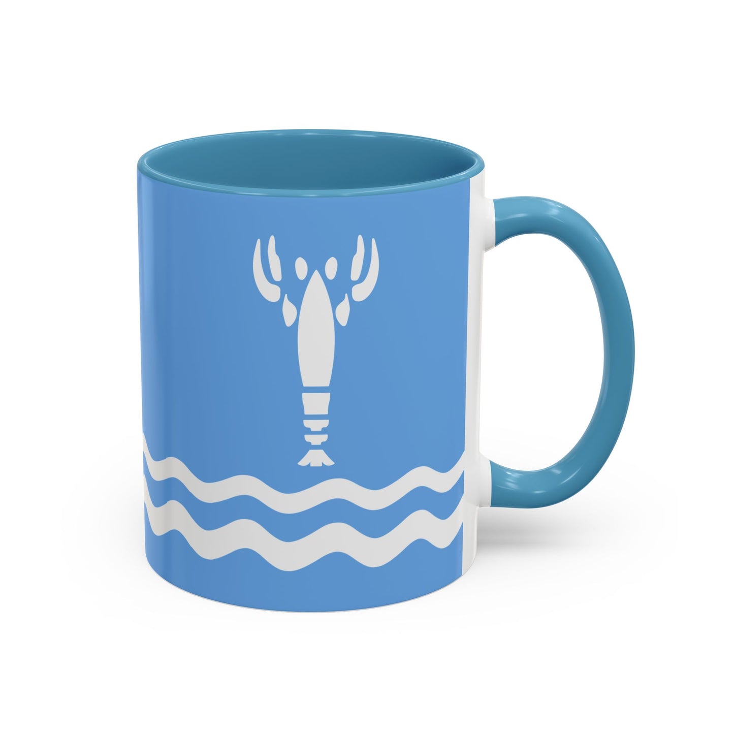 The legend of Zelda Wind waker lobster FFXIV 11-ounce light blue Mug