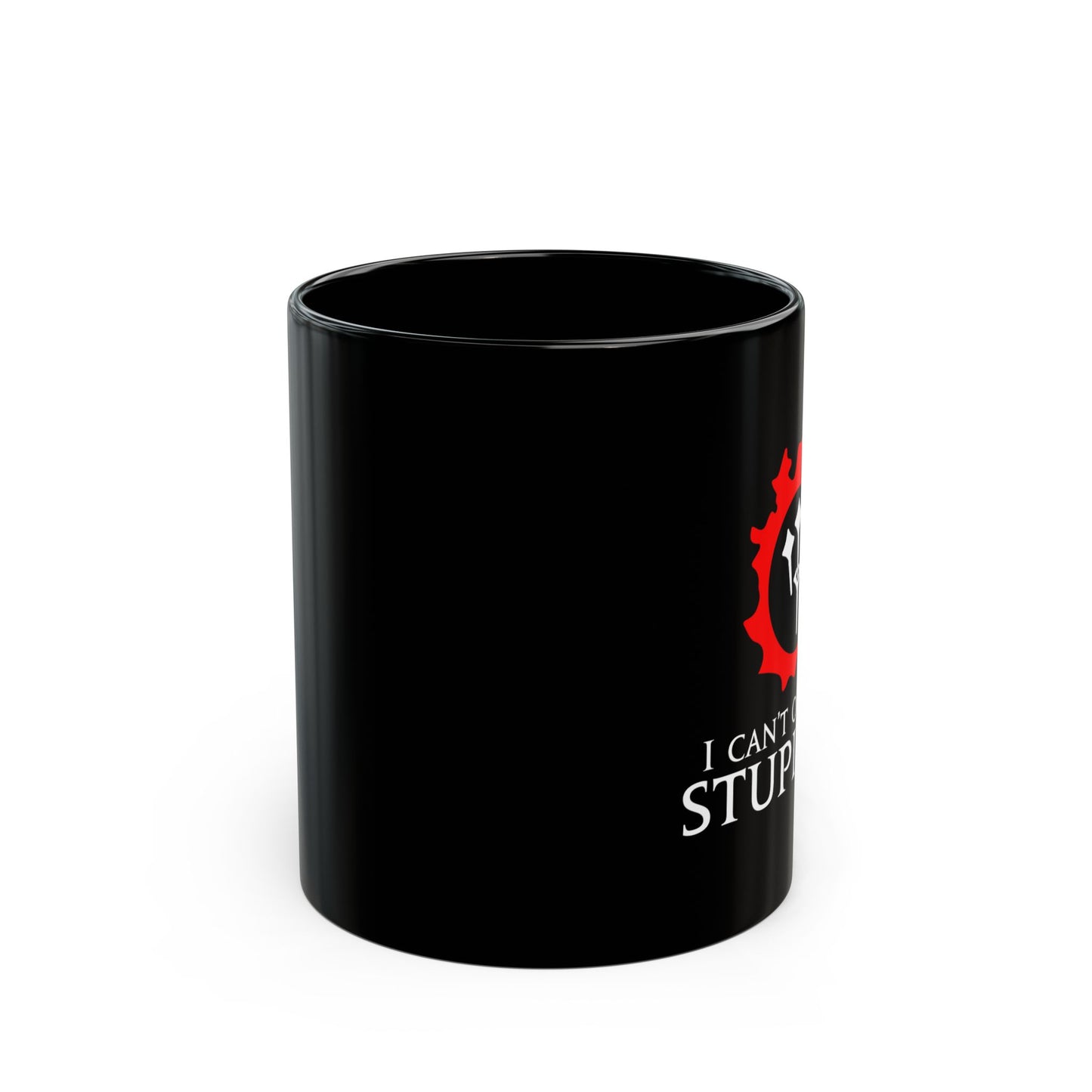 Sage - I can't out-heal Stupidity FFXIV 15oz & 11oz Black Mug
