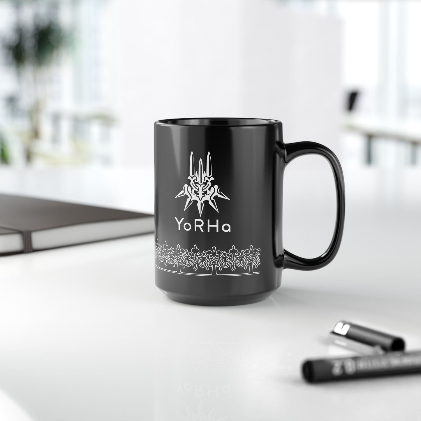 YoRHa NieR Automata 11 & 15oz Black Mug