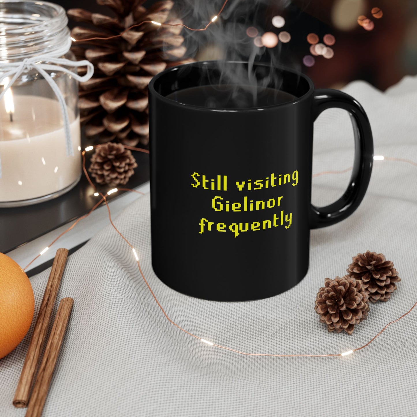 Still visiting Gielinor Frequently Runescape 11oz & 15oz Black Mug