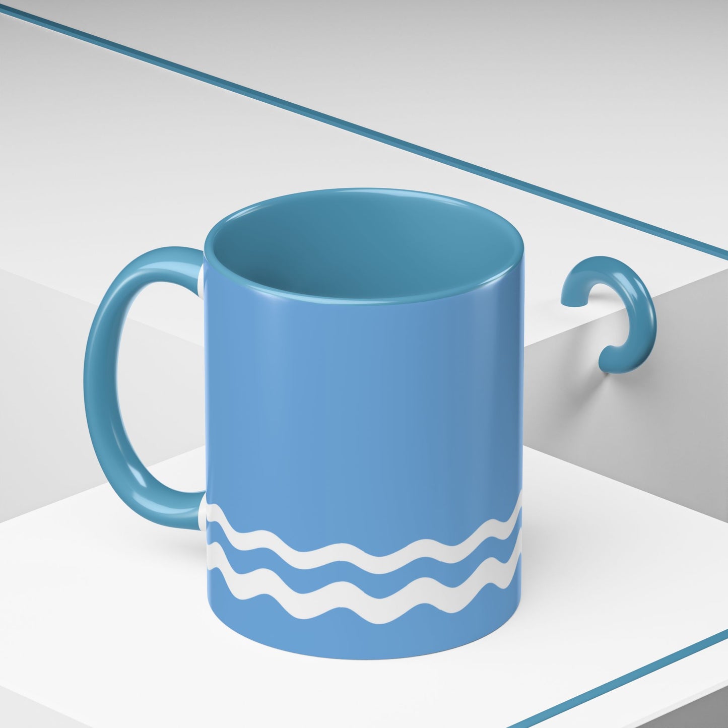 The legend of Zelda Wind waker lobster FFXIV 11-ounce light blue Mug