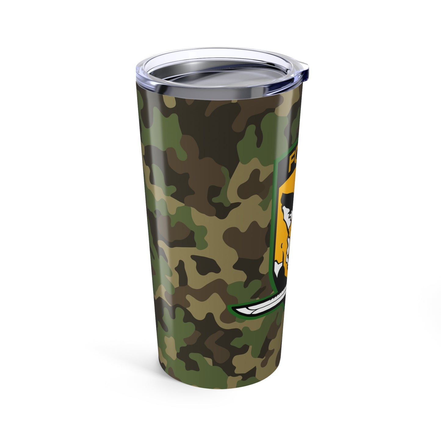 Fox Hound Military Pattern Metal Gear Tumbler 20oz