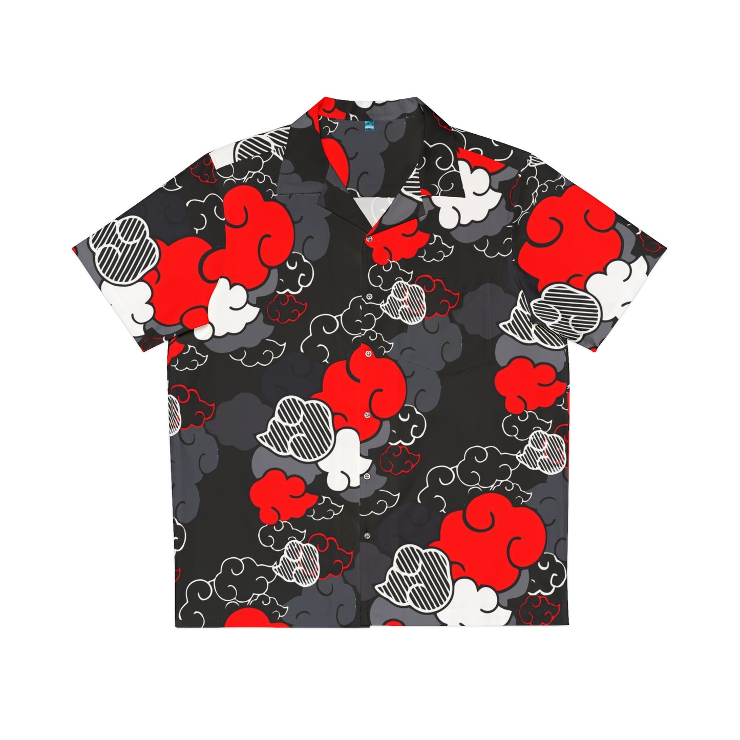 Akatsuki Naruto pattern Hawaiian style Shirt