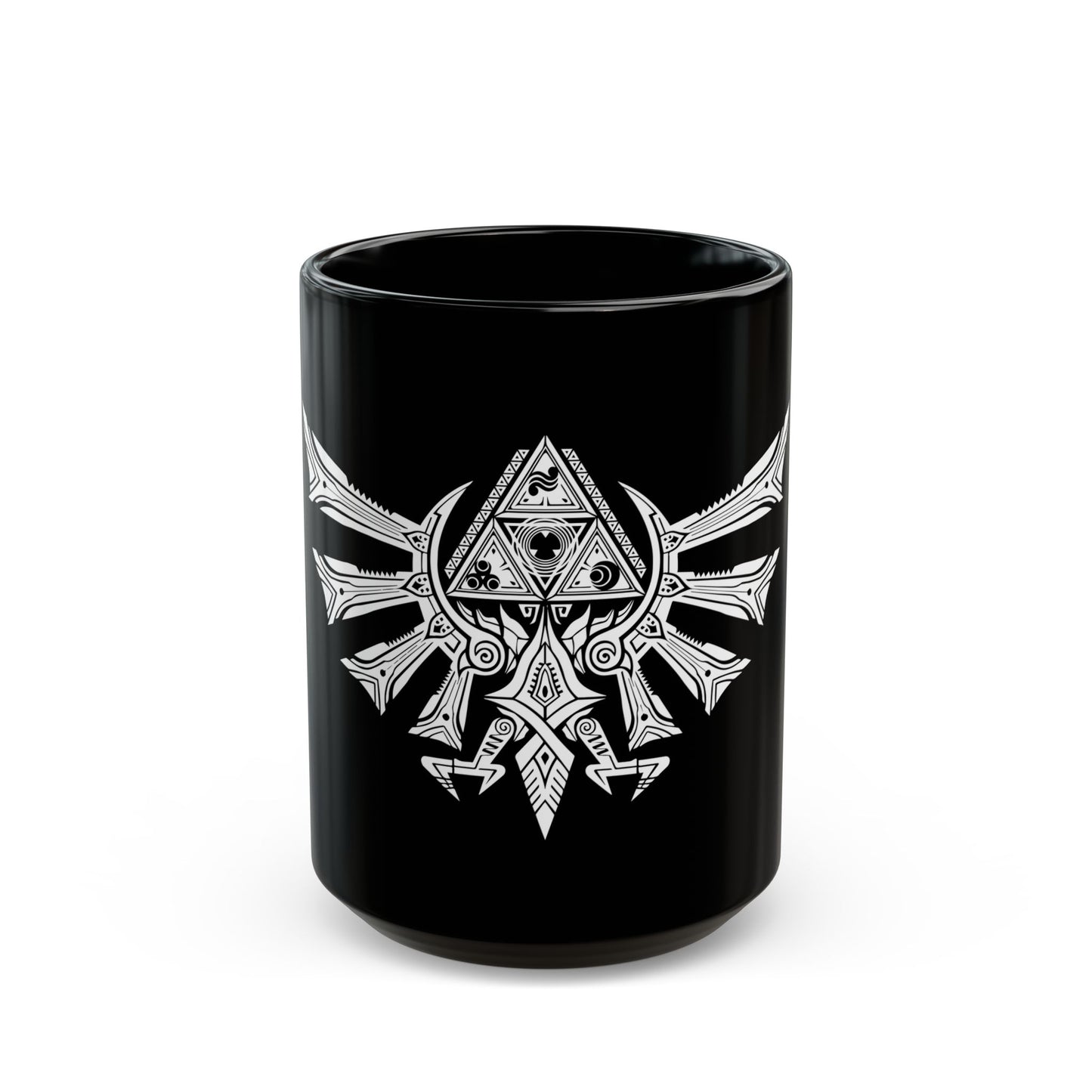 Triforce Eagle The Legend of Zelda 11 & 15oz Black Mug