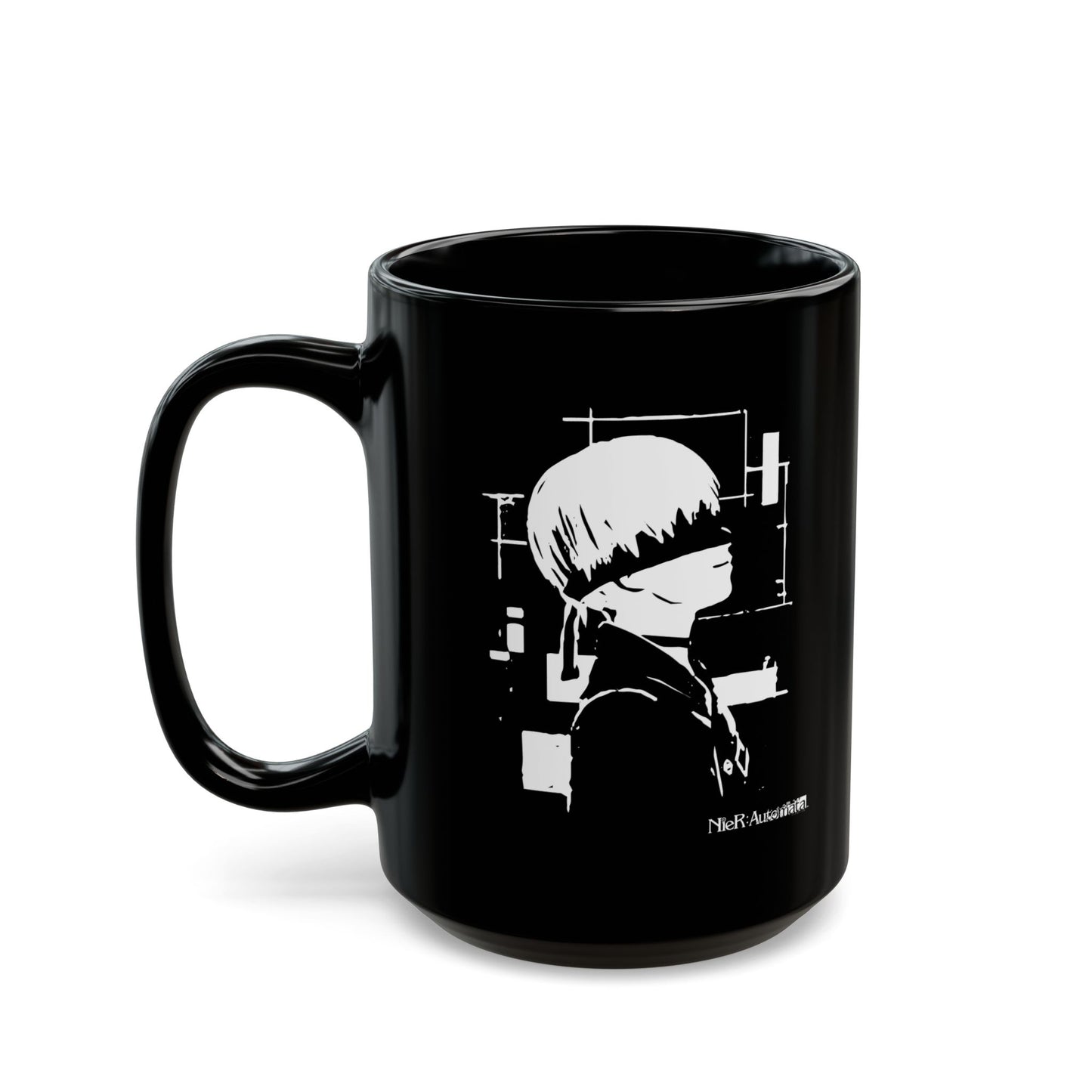 NieR Automata 9S YoRHa 11 & 15oz Black Mug
