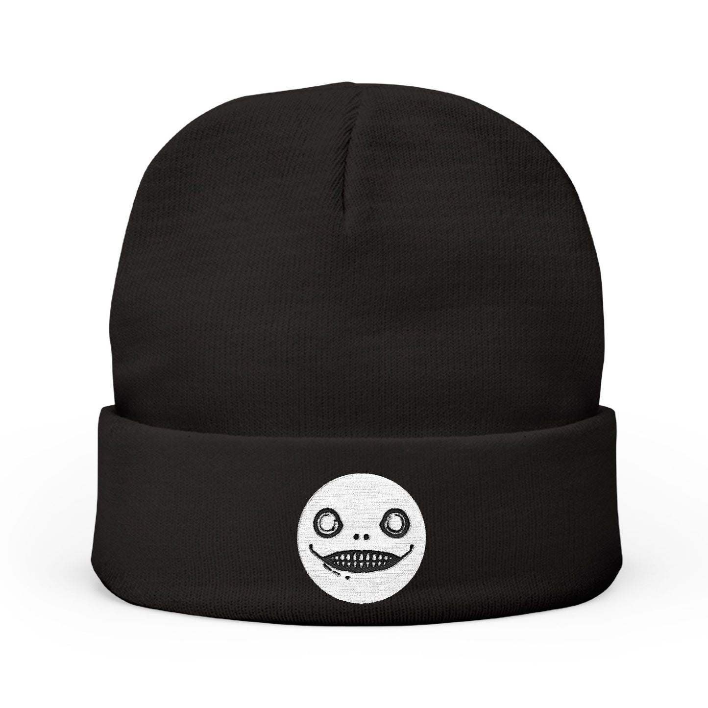Emil / Yoko Taro face maks Embroidered Beanie