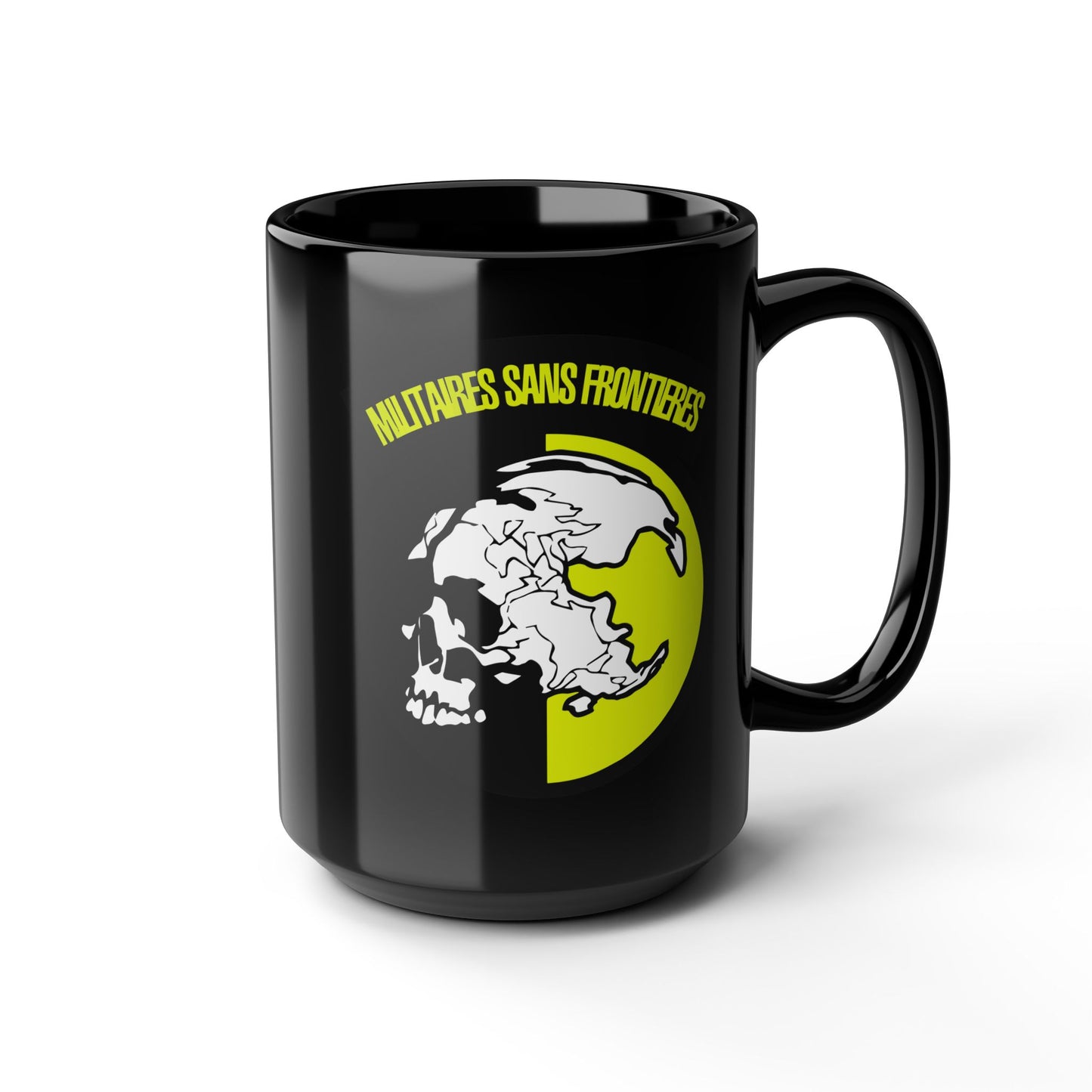 MSF Militaire sans Frontieres - Metal Gear 11 & 15 oz Black Mug