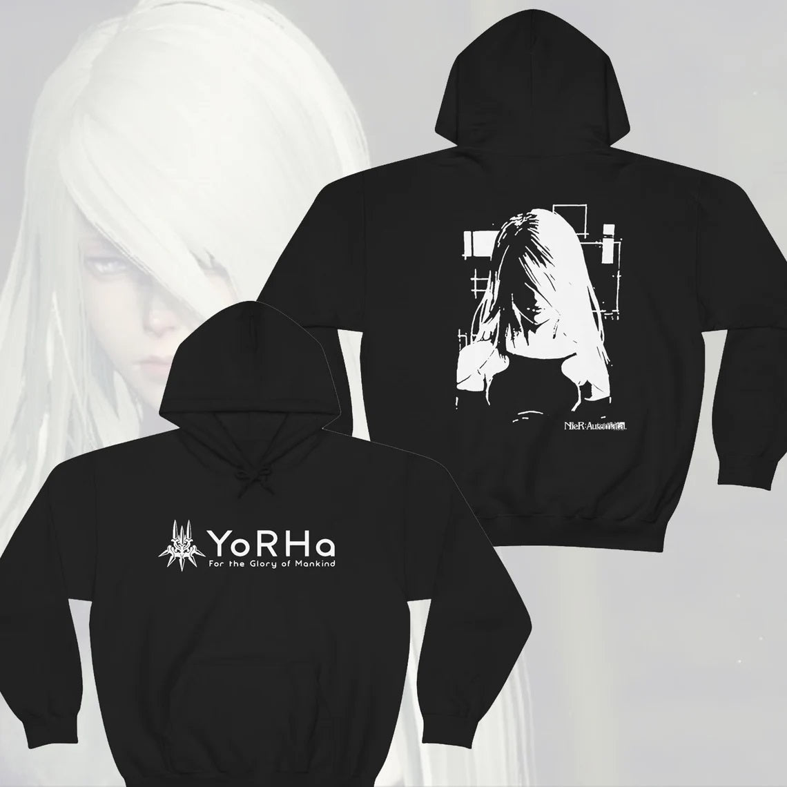 NieR Automata A2 YoRHa Unisex Hoodie