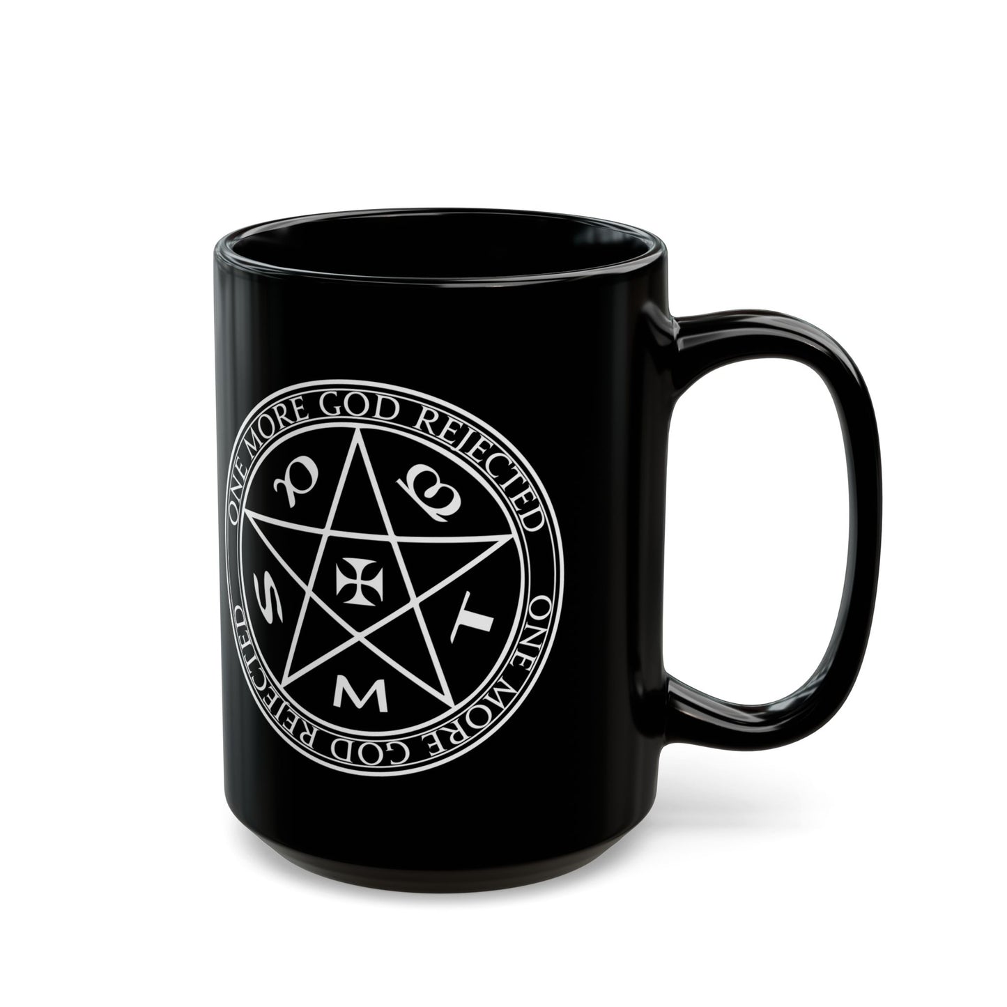One More God Rejected - Shin Megami Tensei 11 & 15oz Black Mug