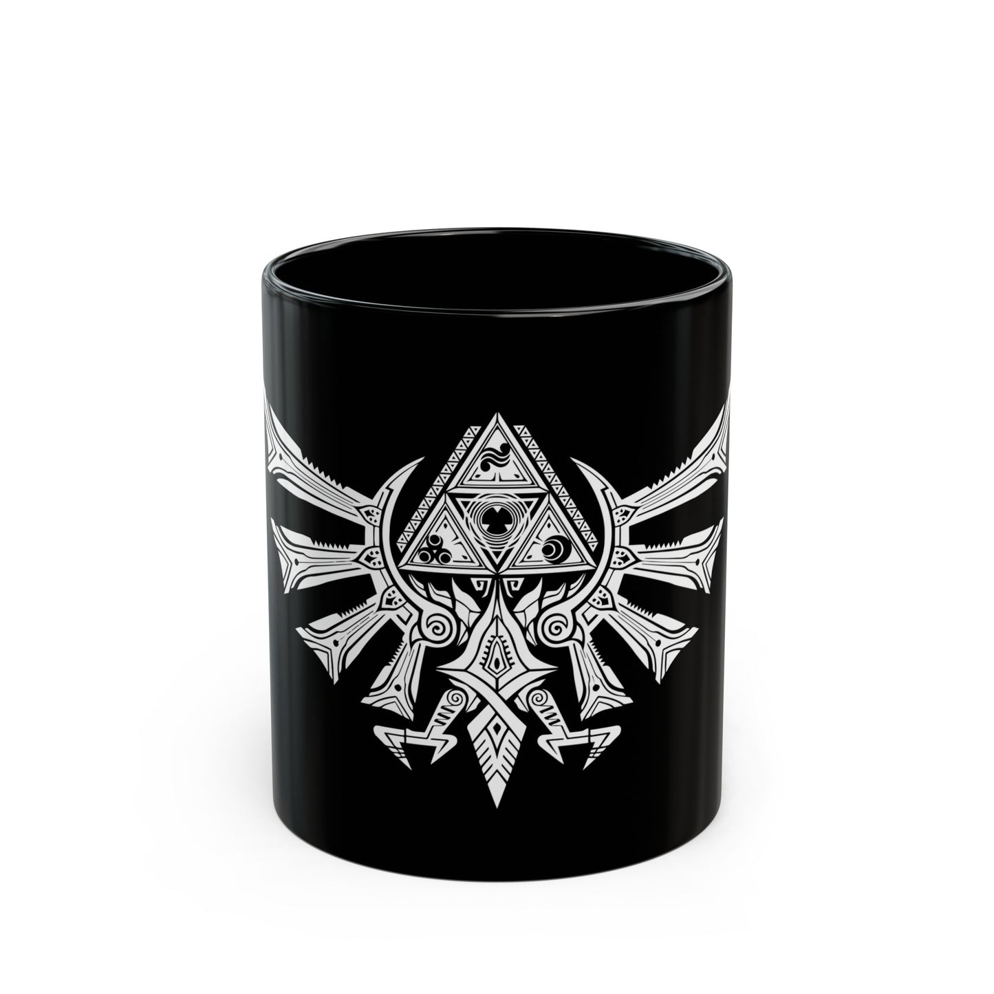 Triforce Eagle The Legend of Zelda 11 & 15oz Black Mug