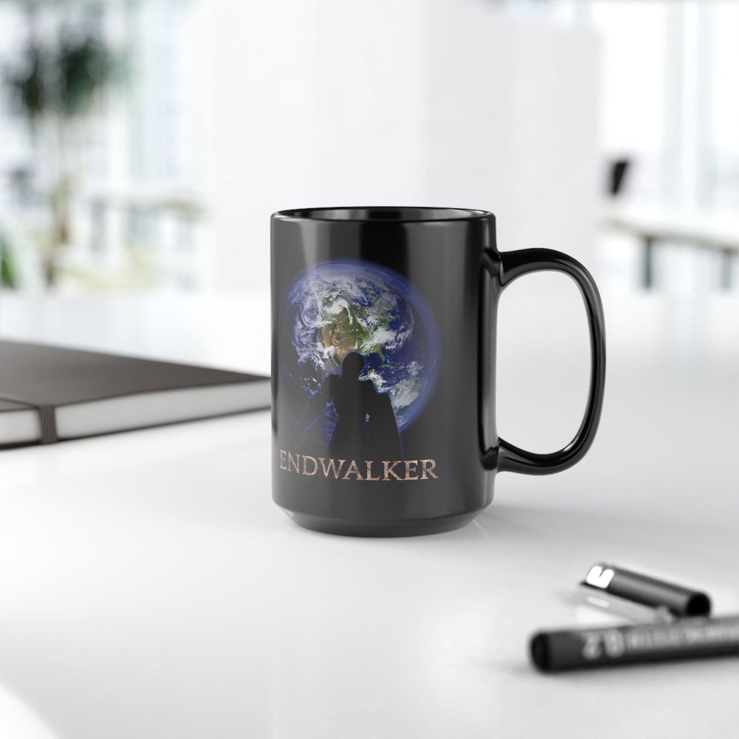 The Endwalker Warrior of light FFXIV 11 & 15oz Black Mug
