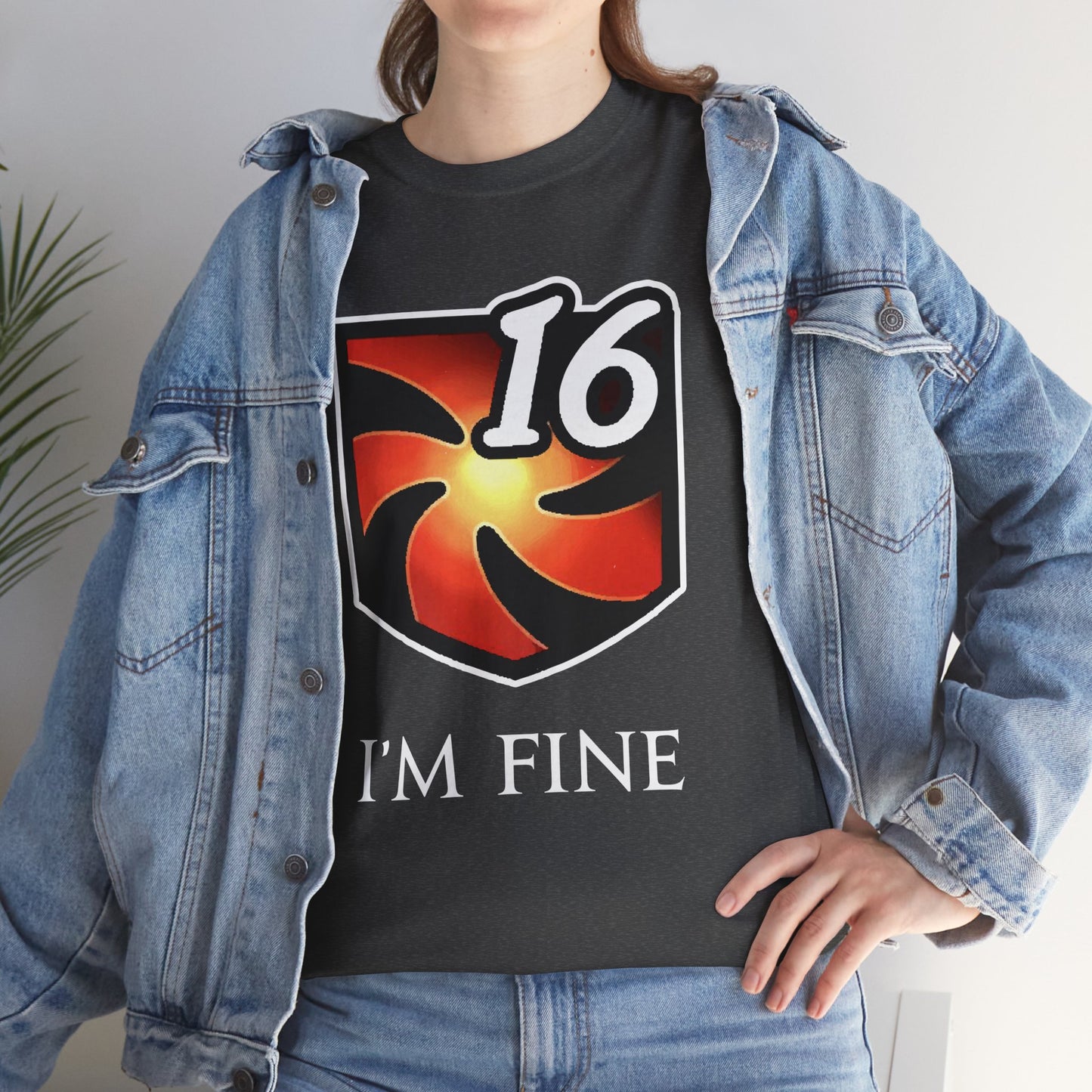 I'm fine - Vulnerability Stacks MMORPG FFXIV Online T Shirt