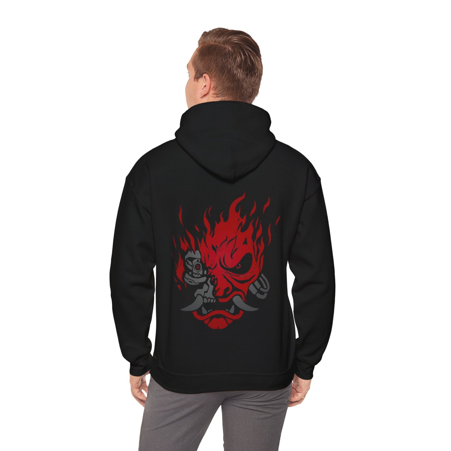 Onicyborg Cyberpunk Samurai hoodie unisex