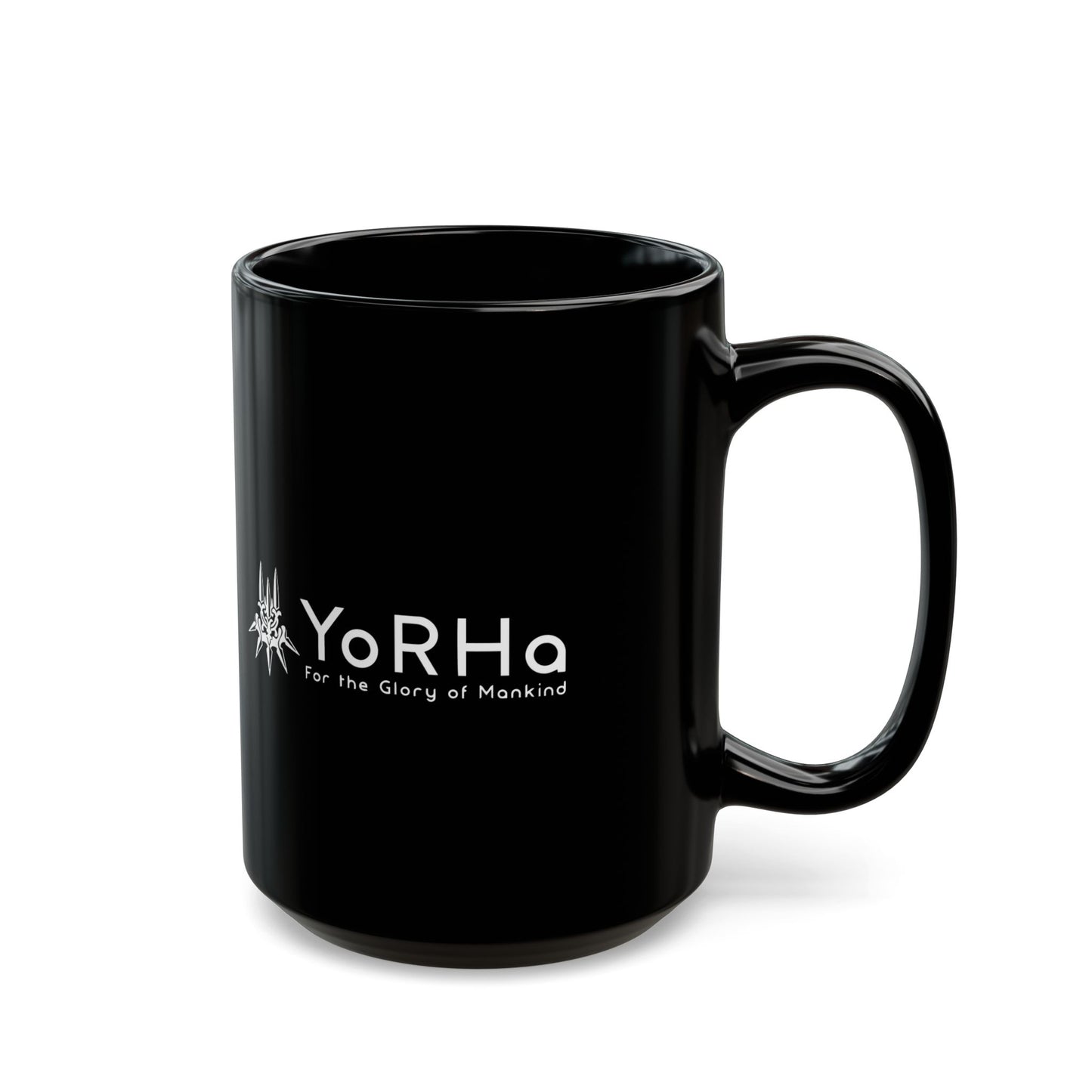 NieR Automata 2B YoRHa 11 & 15oz Black Mug