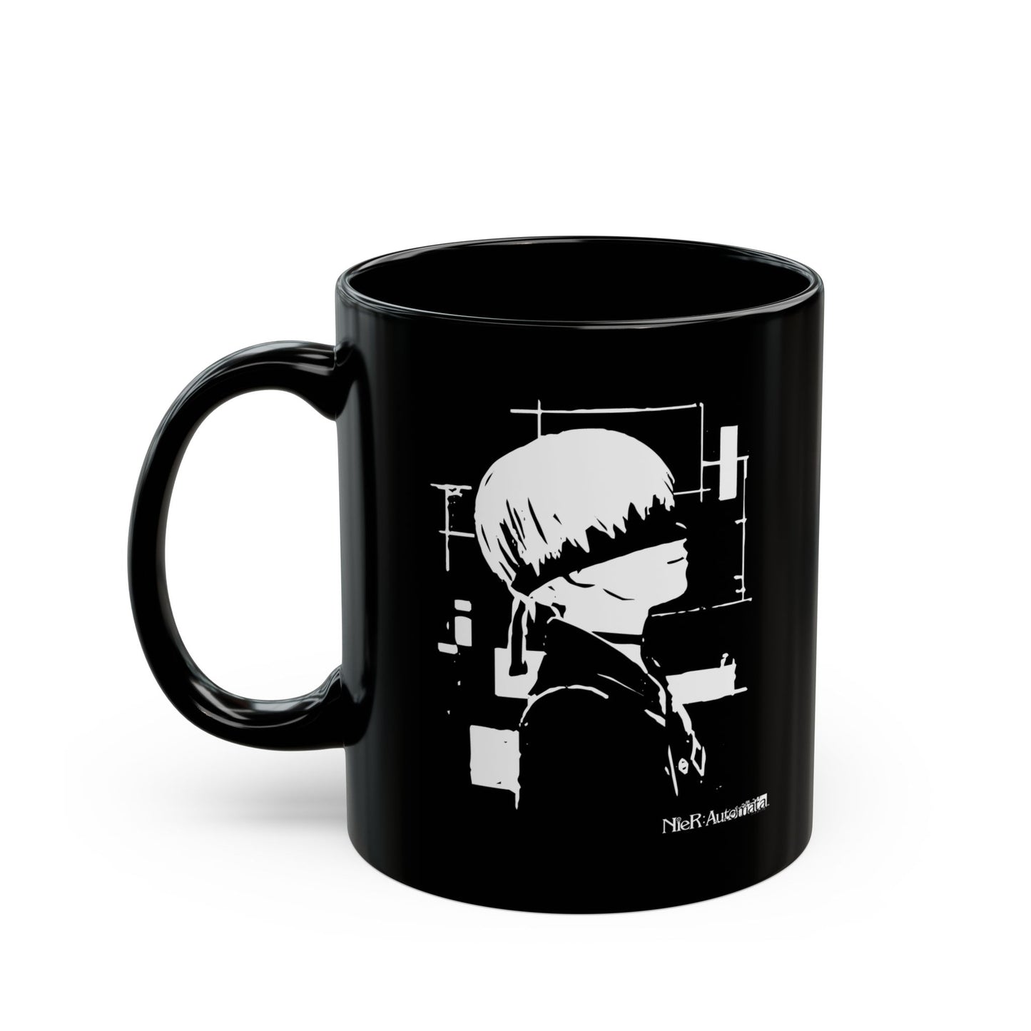 NieR Automata 9S YoRHa 11 & 15oz Black Mug