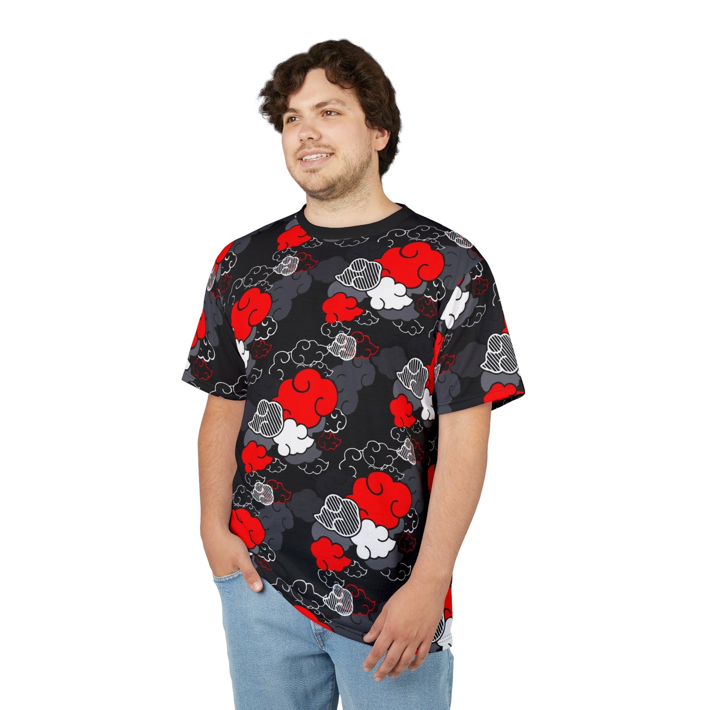 Akatsuki Naruto pattern T Shirt
