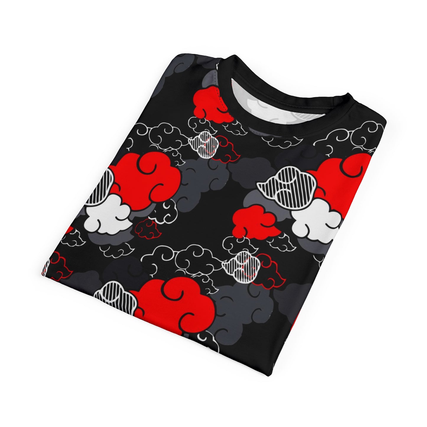 Akatsuki Naruto pattern T Shirt