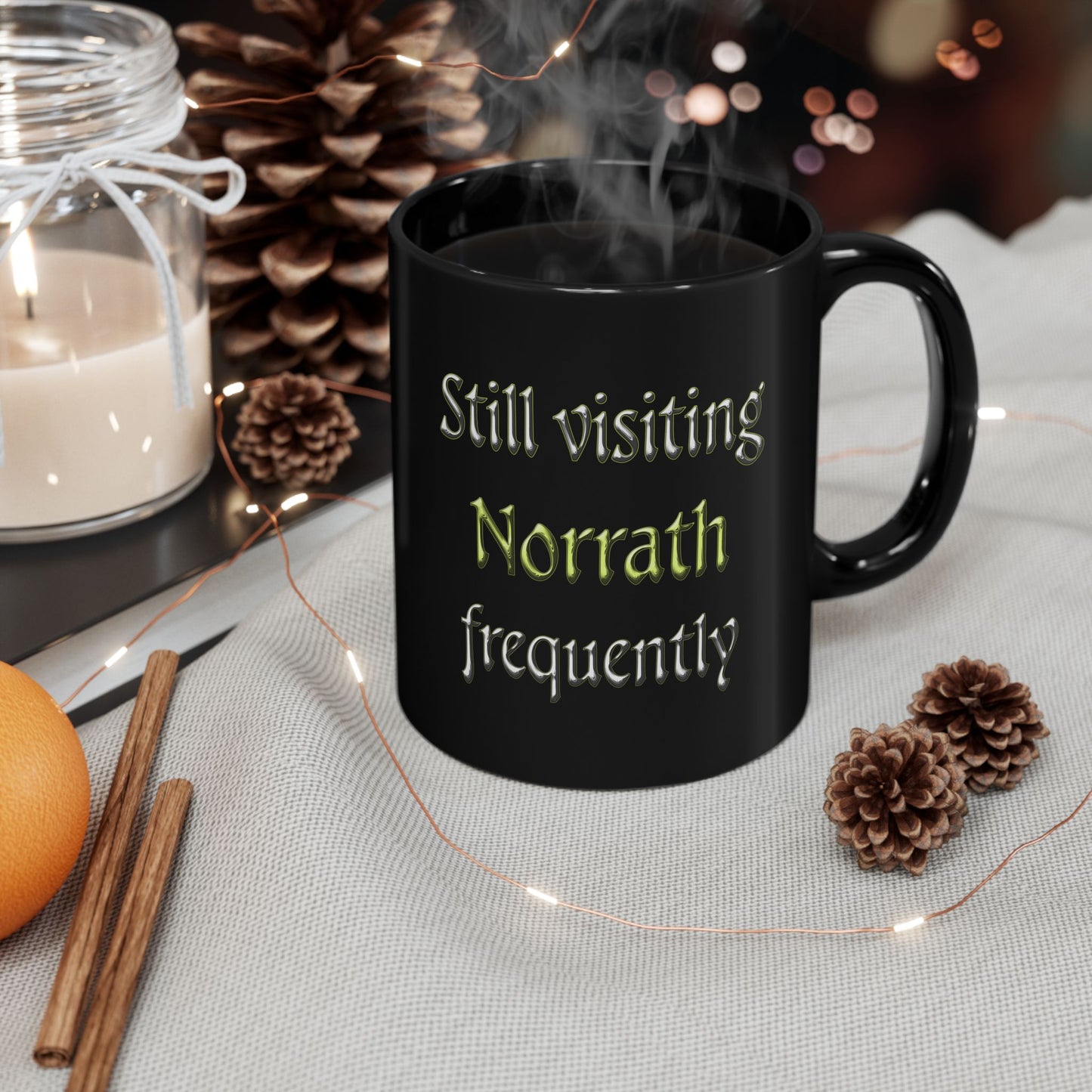 Still visiting Norrath Frequently Everquest 11 & 15oz Black Mug