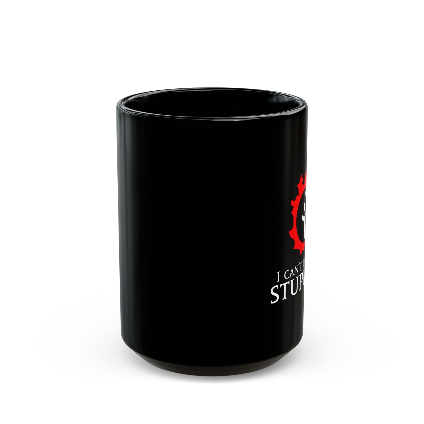 White Mage - I can't out-heal Stupidity FFXIV 15oz & 11oz Black Mug