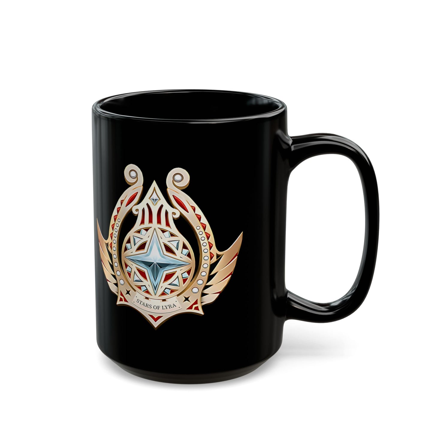 Stars of Lyra from ZZZ 11oz & 15oz Black Mug