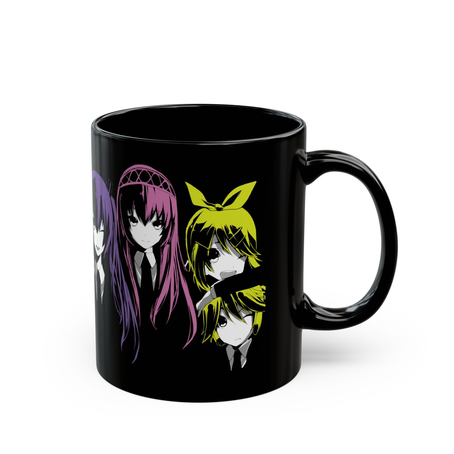 Vocaloids Japan Virtual Idols 11 & 15oz Black Mug
