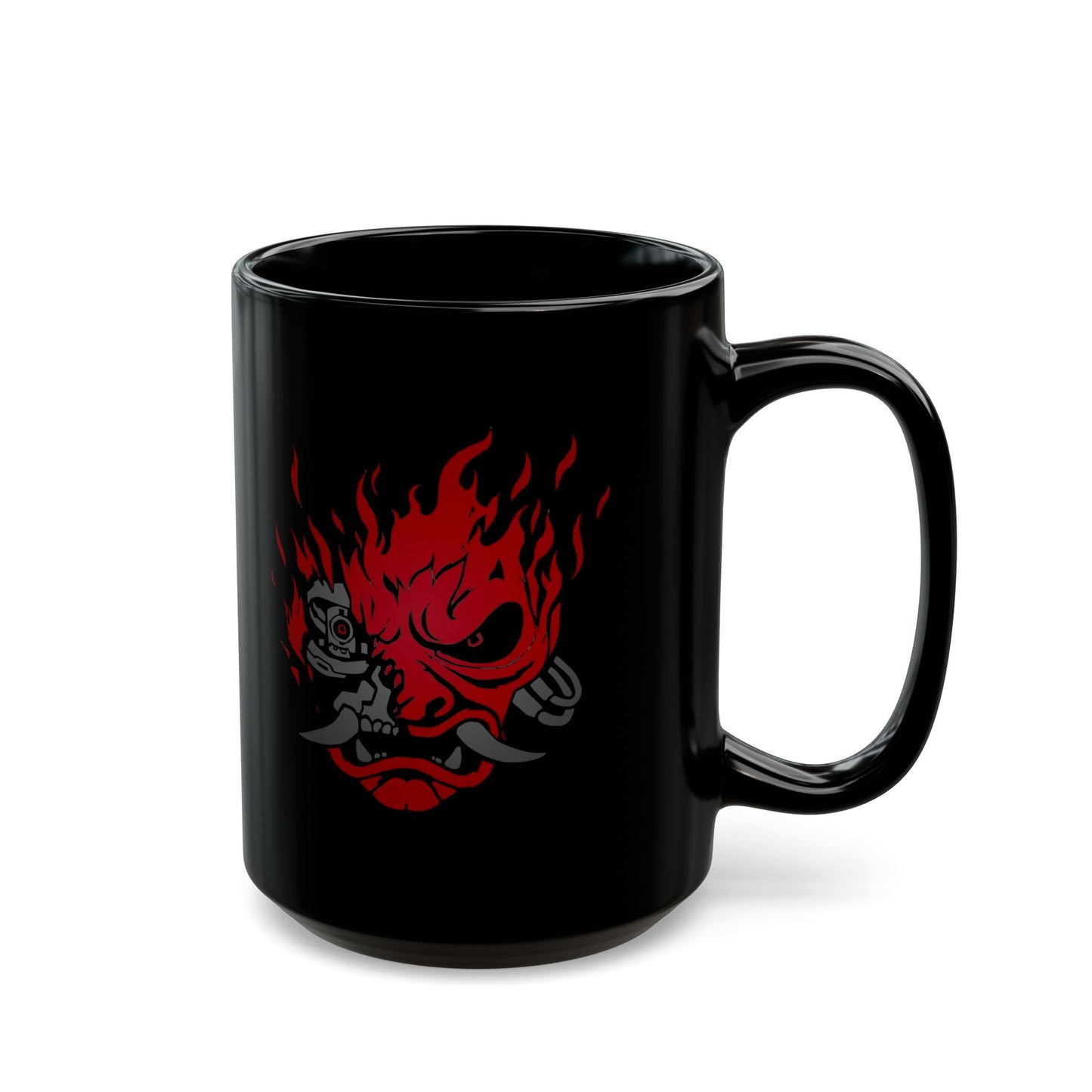 Onicyborg Cyberpunk 2077 11 &15oz Black Mug
