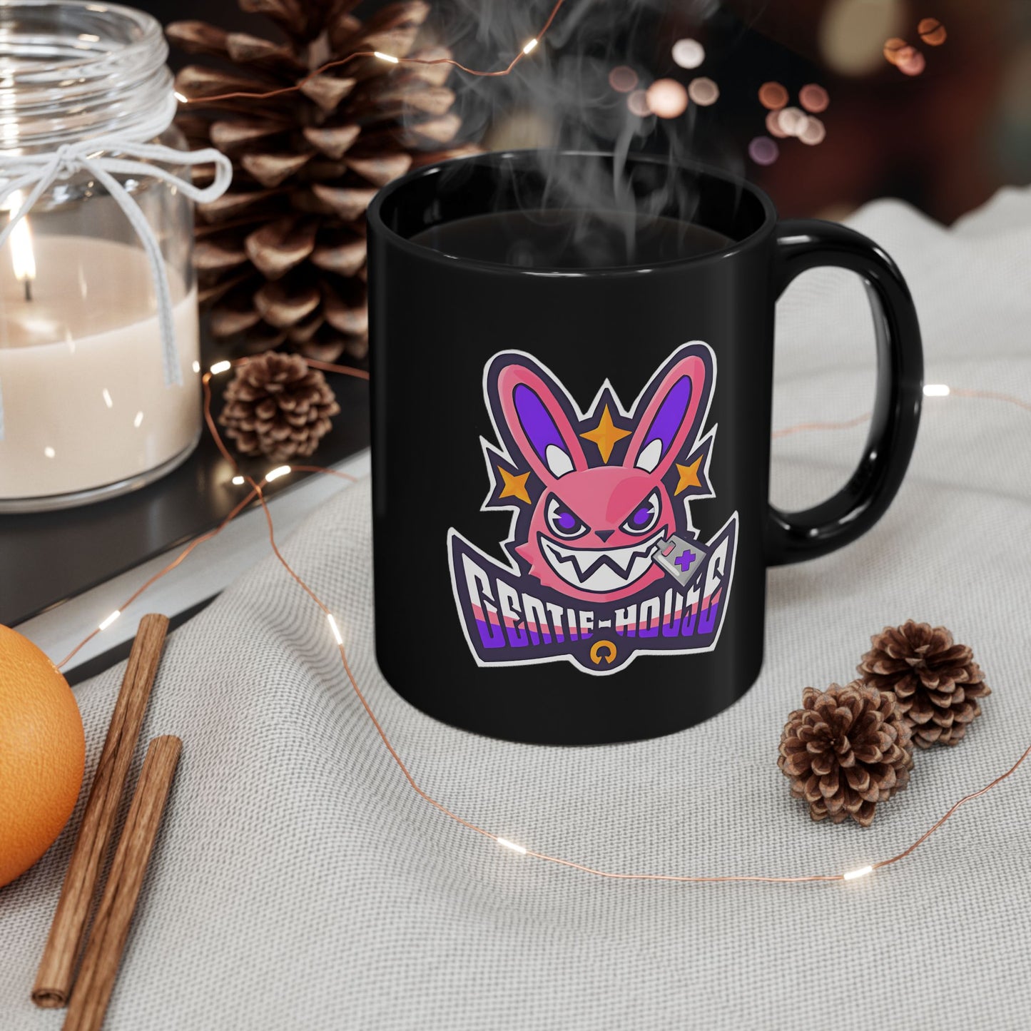 Cunning Hares from ZZZ 11oz & 15oz Black Mug