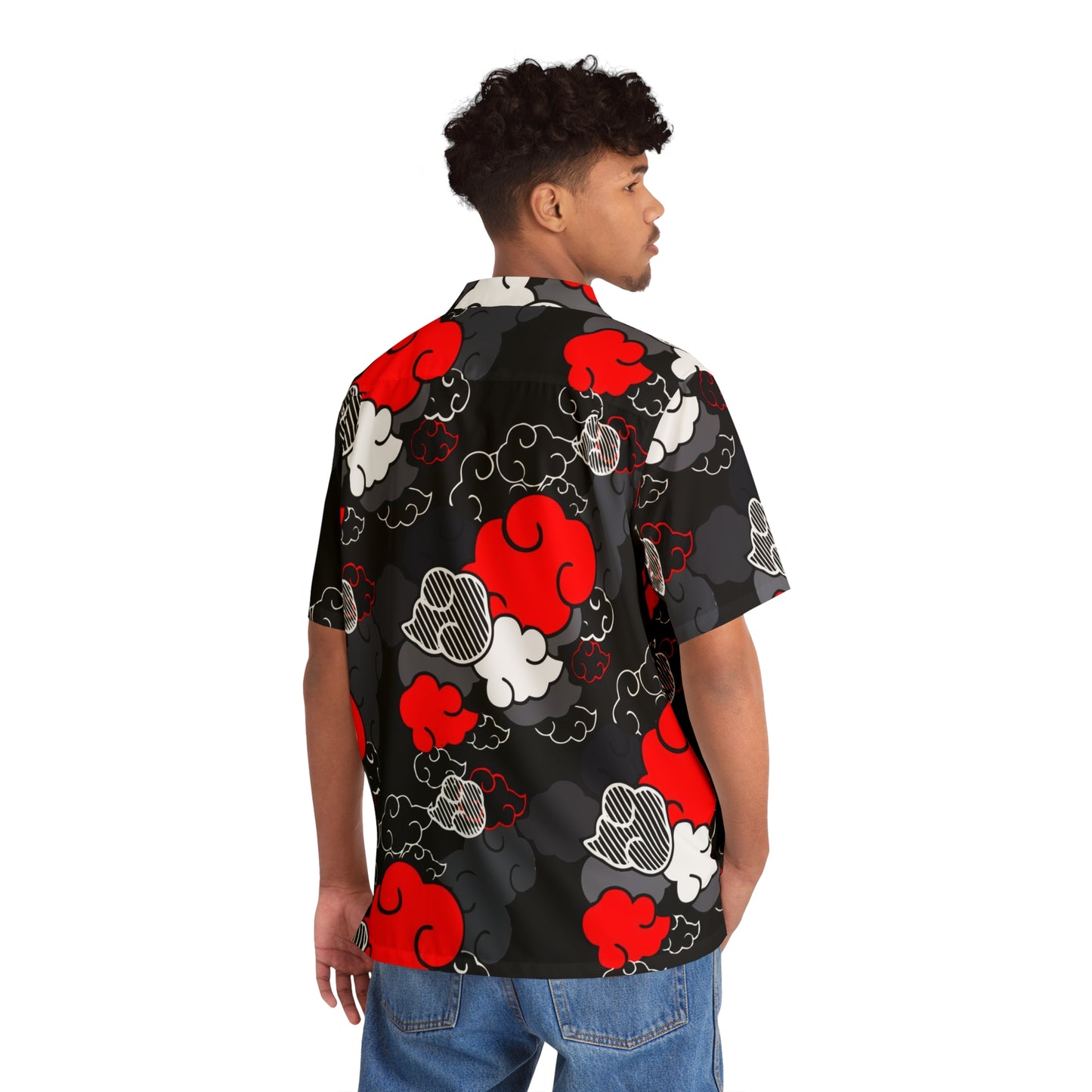 Akatsuki Naruto pattern Hawaiian style Shirt