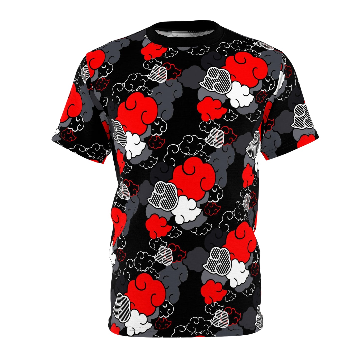 Akatsuki Naruto pattern T Shirt