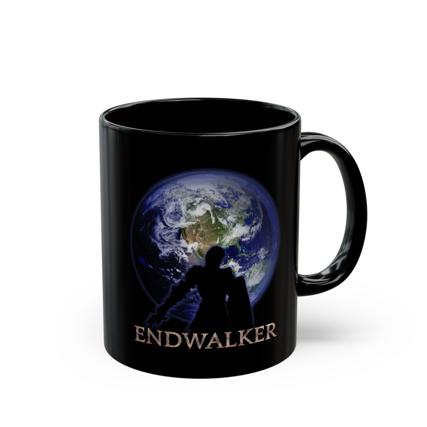 The Endwalker Warrior of light FFXIV 11 & 15oz Black Mug