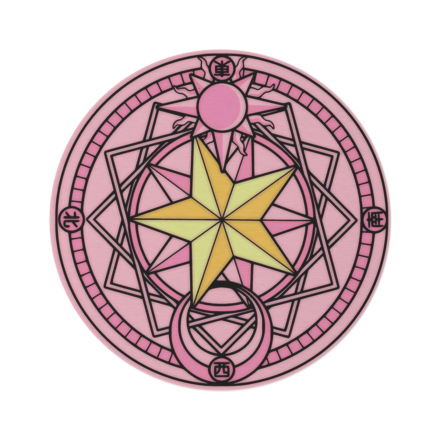 CC Sakura Spell circle Round Rug 60''