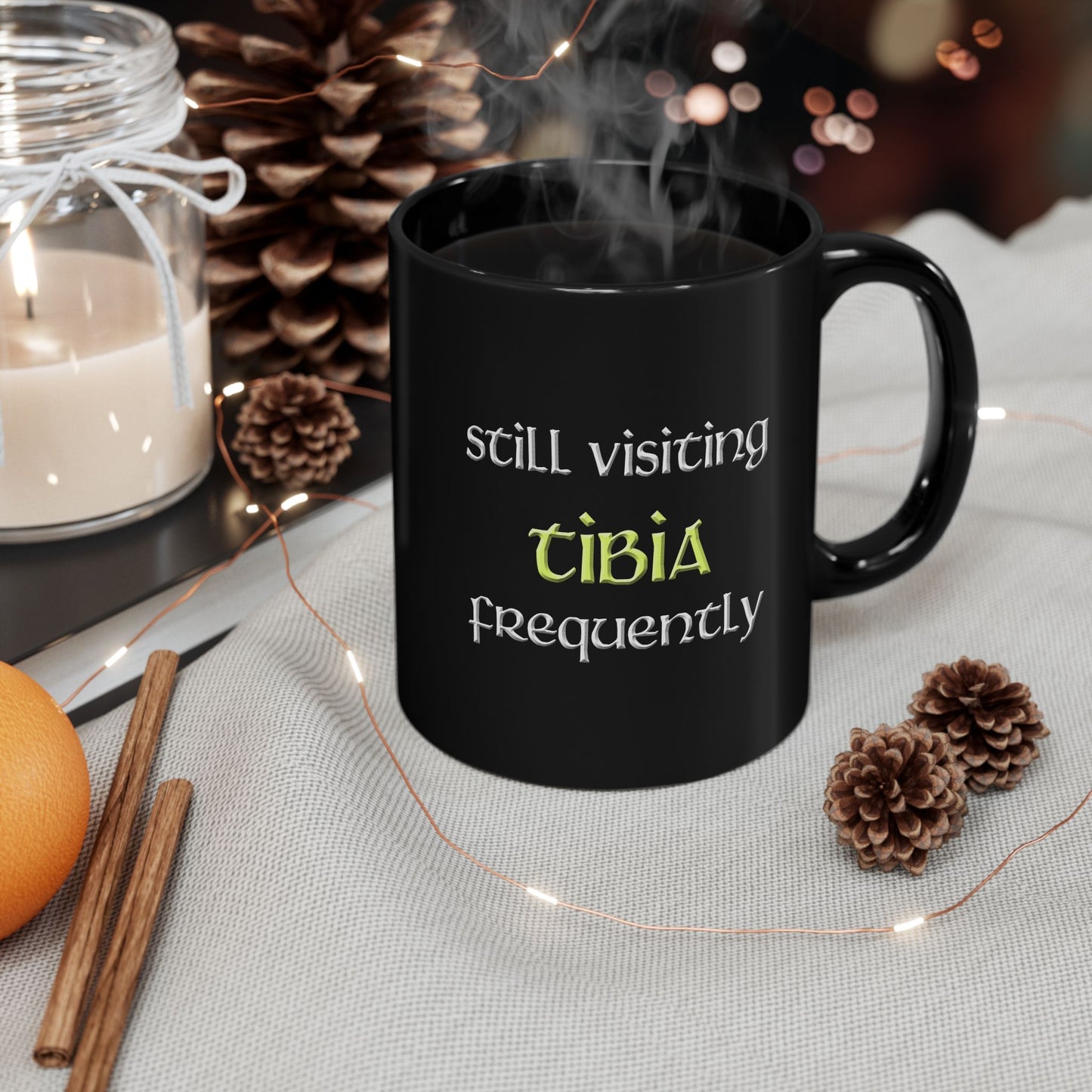 Still visiting Tibia 11 & 15oz Black Mug