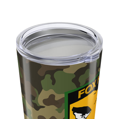Fox Hound Military Pattern Metal Gear Tumbler 20oz