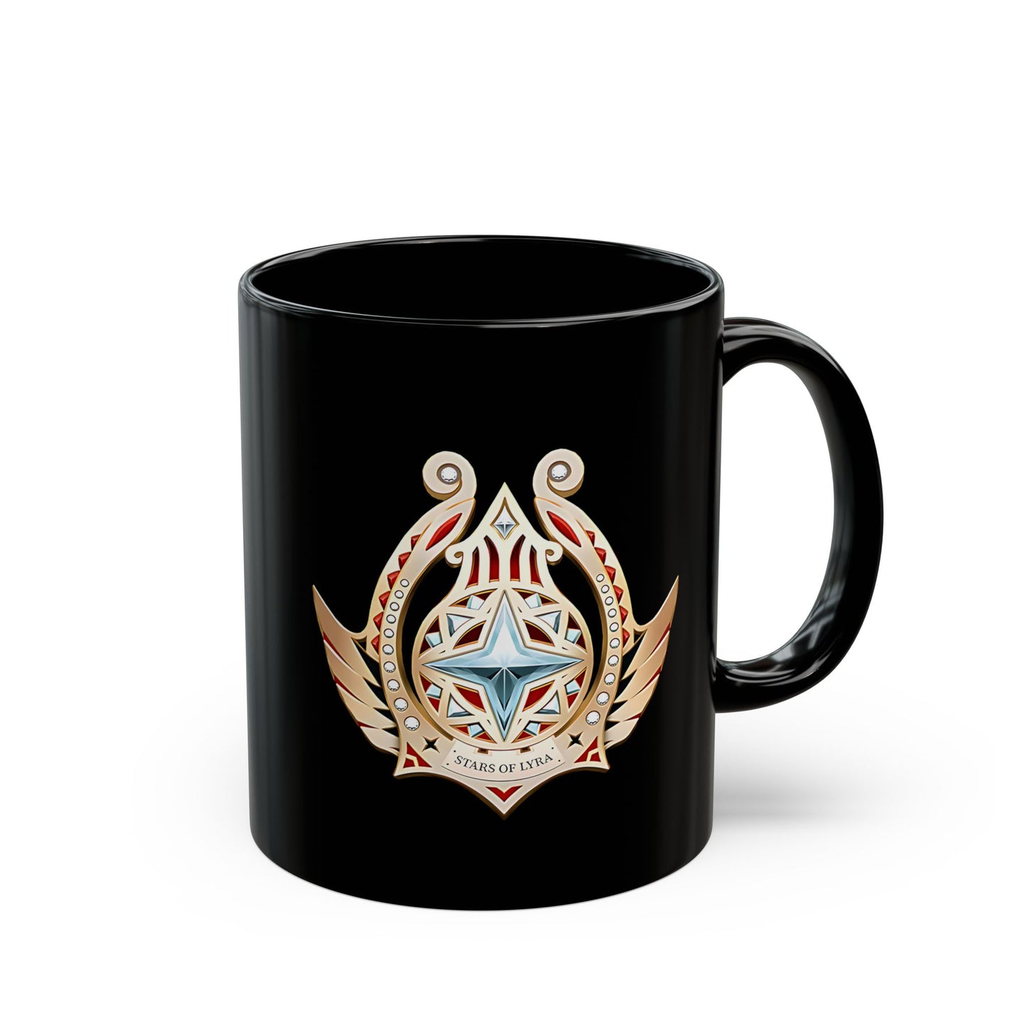 Stars of Lyra from ZZZ 11oz & 15oz Black Mug