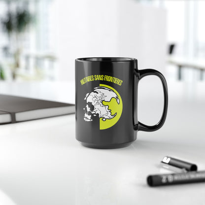 MSF Militaire sans Frontieres - Metal Gear 11 & 15 oz Black Mug