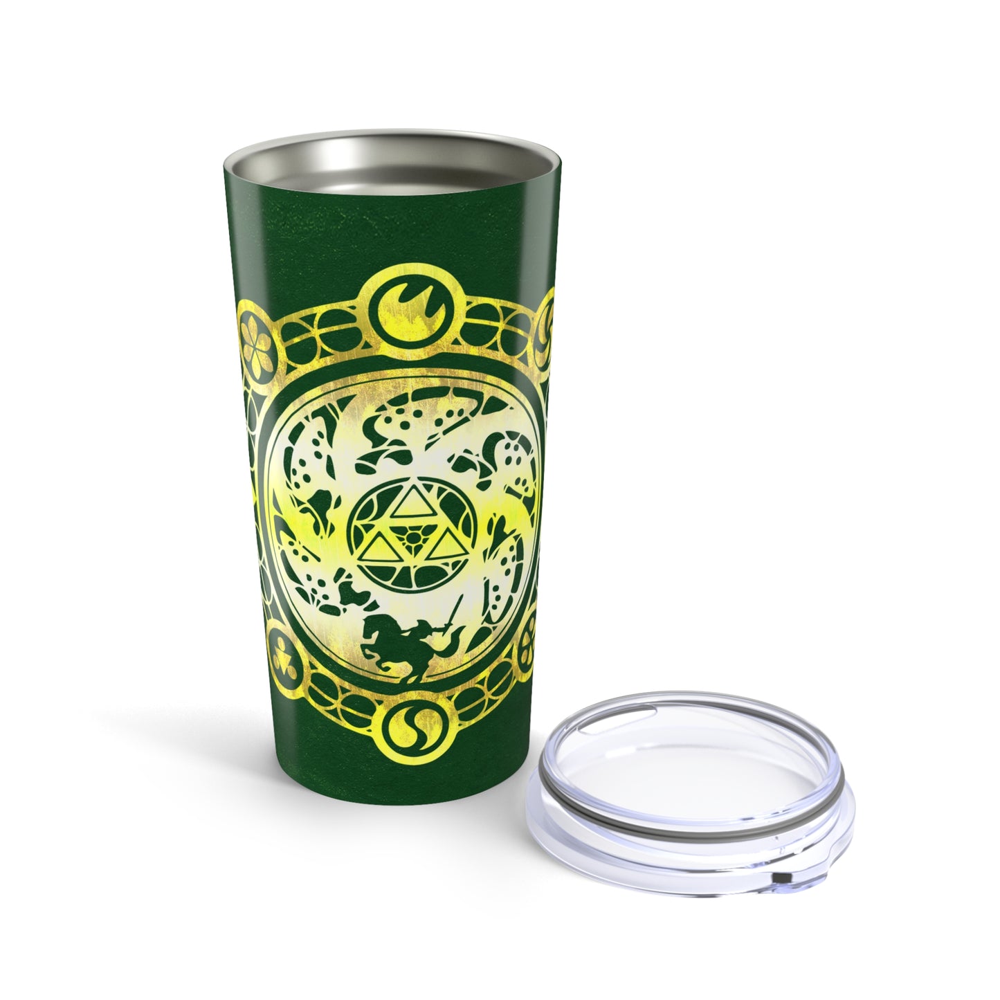 TLOZ Ocarina of time crest Tumbler 20oz