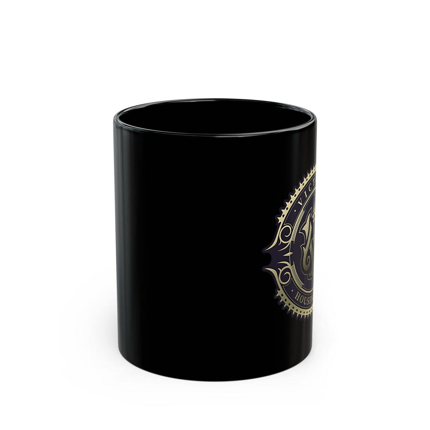 Victoria Housekeeping from ZZZ 11oz & 15oz Black Mug